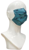 Reusable Antimicrobial Face Mask-Taiwan Blue Magpie Style