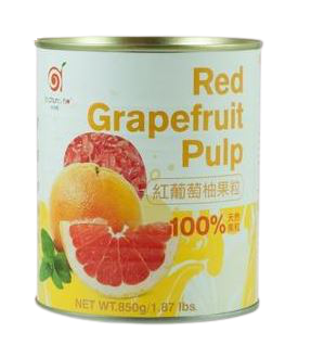Hot sale Fresh sweet 850g Red Grapefruit Pulp for bubble tea