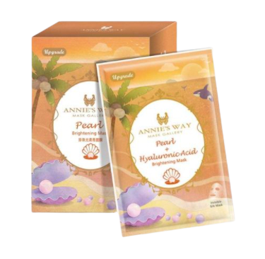 Annie’s Way Pearl Hyaluronic Acid Brightening Mask 10pcs