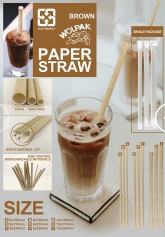 Brown Paper straw