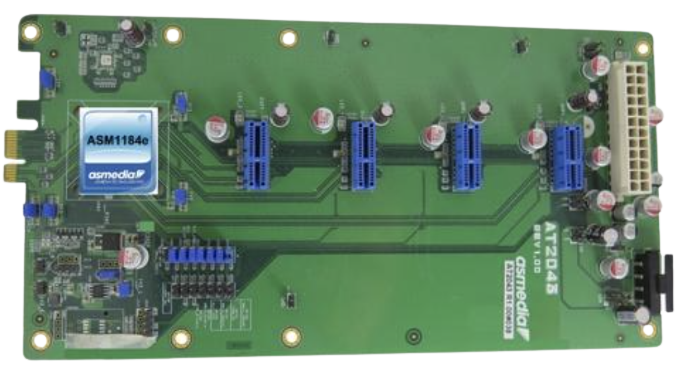  Asmedia PCIe 1 to 4 Riser Card