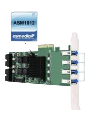  Asmedia PCIe Gen 2 Packet Switch 12 lane