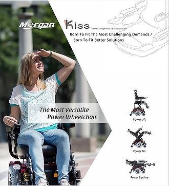 Morgan Kiss electric wheelchair