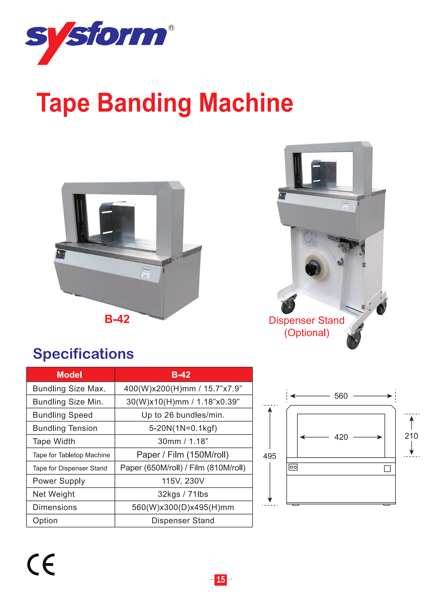 Tape Banding Machine