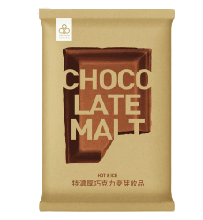 Easy chocolate malt drink, a classic blend of malt, cocoa, milk, and sugar.