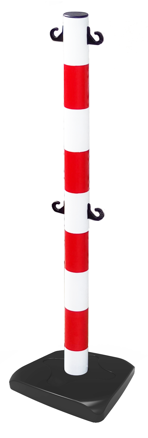 Plastic Stanchion (Red / White)