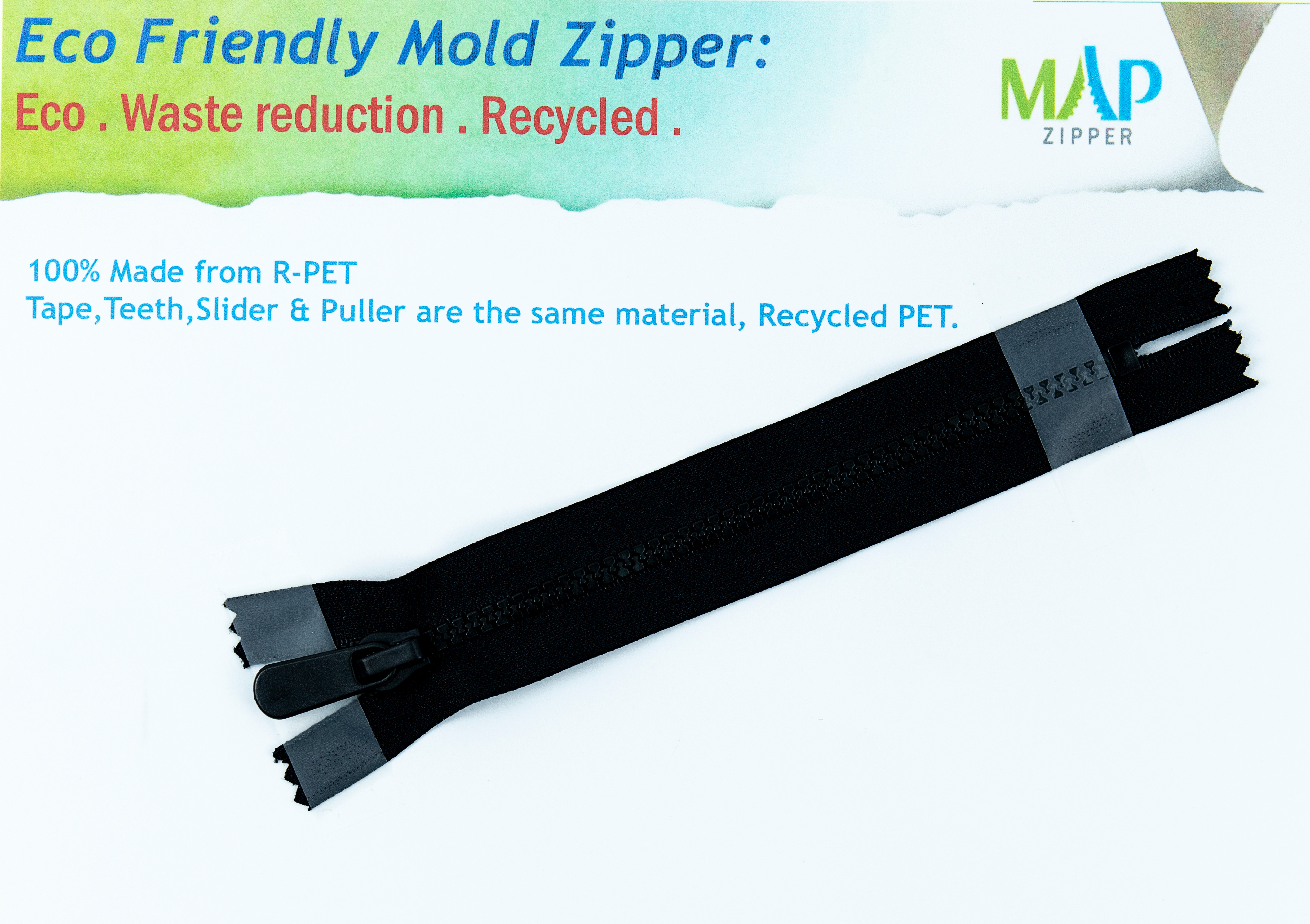 10.100% R-PET Zipper
