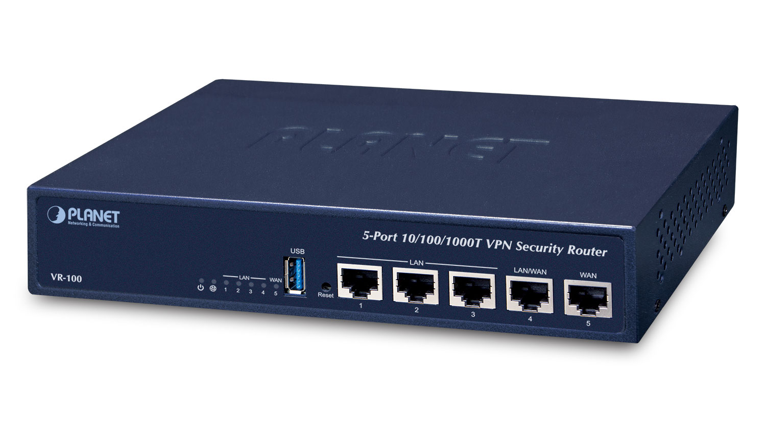 【VR-100】5-Port 10/100/1000T VPN Security Router