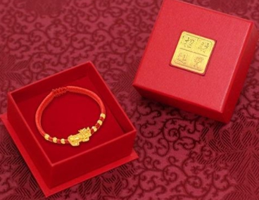 Gold-plated Thread Bracelet Box