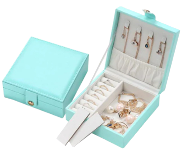 Portable Jewelry Accessory Storage Box