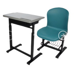 101A-1 Adjustable Height Classroom Desk and Chair