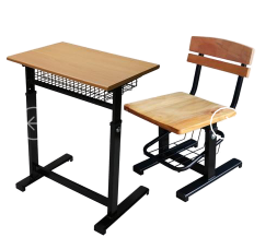102Jb-1 Adjustable Height Student MFC Desk and Chair