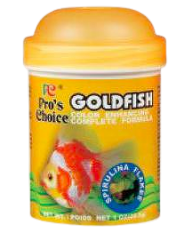 Goldfish spirulina flakes