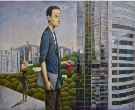 《香港》，120×150釐米，2023年