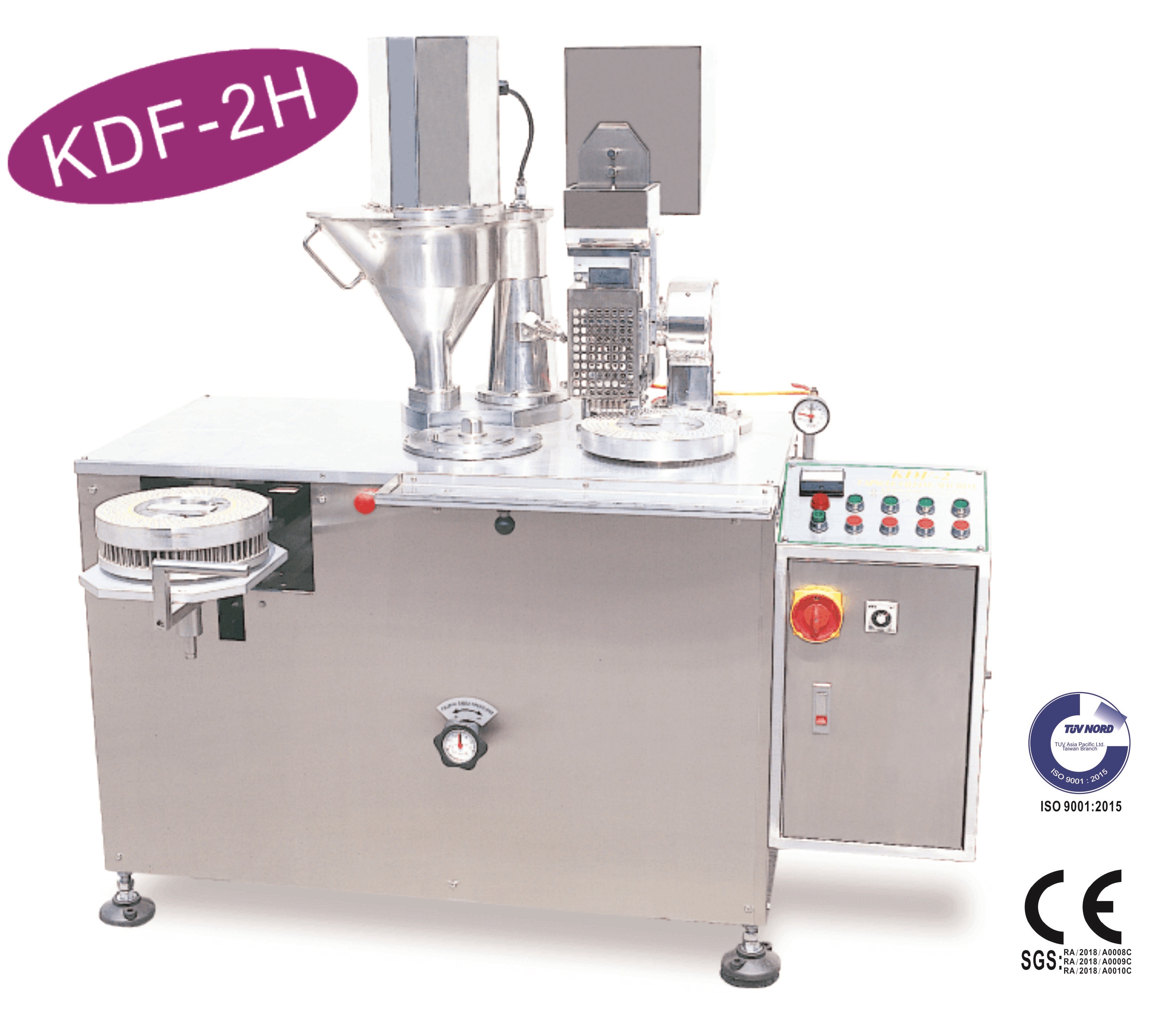 KDF-2H Semi-Automatic Horizontal Type Capsule Filling Machine