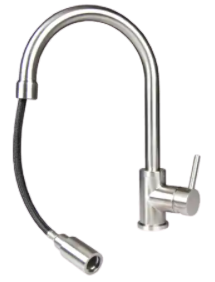 KM-C01 stainless steel Single-lever Pull-Out Kitchen Mixer Tap