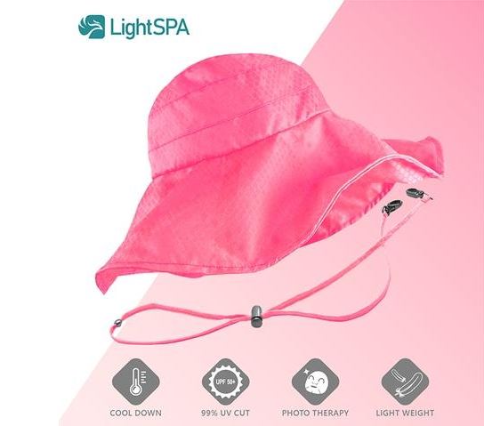 LightSPA UPF50+ UV Protection Phototherapy Flower Hat